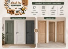 تفصيل وصبغ ابواب الخبر الشمالية 0566733794